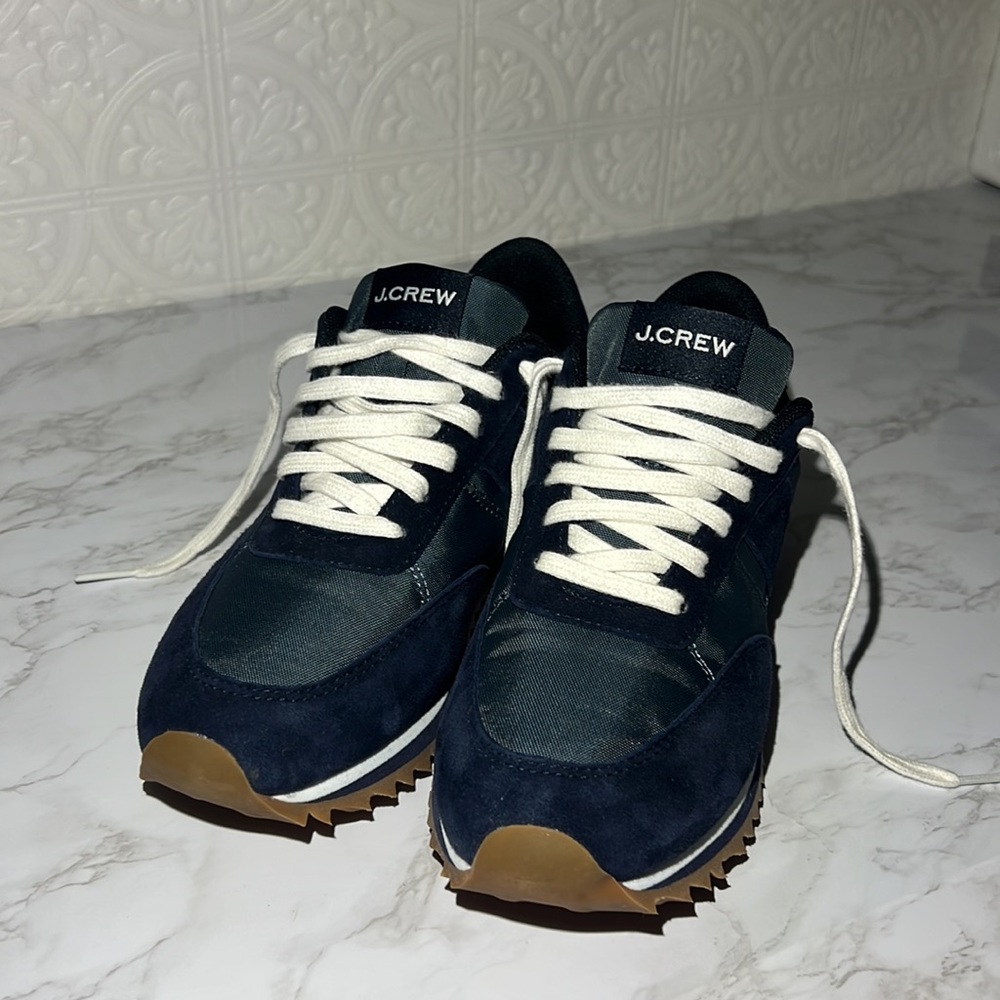J. Crew Sneakers - Navy & White - Size 6